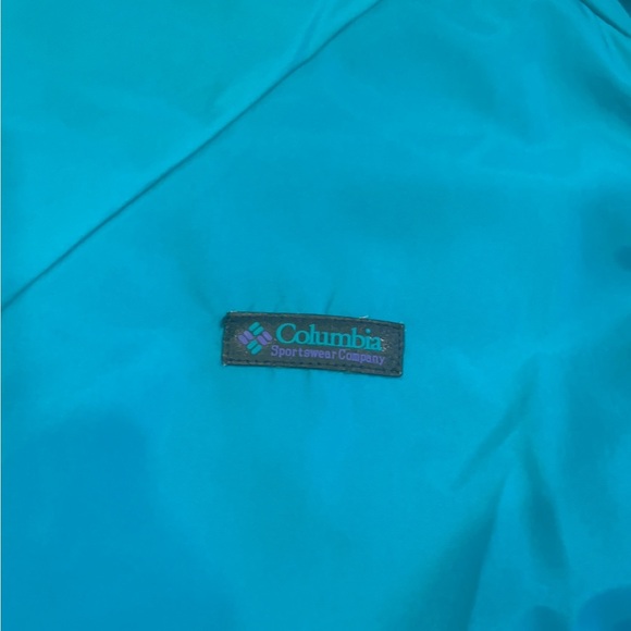 Purple unisex vintage limited columbia sportswear reversible jacket large blue - Picture 3 of 8